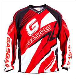GASGAS ENDURO JERSEY FRONT VIEW