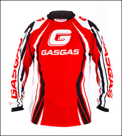 GASGAS TRIAL JERSEY FRONT VIEW